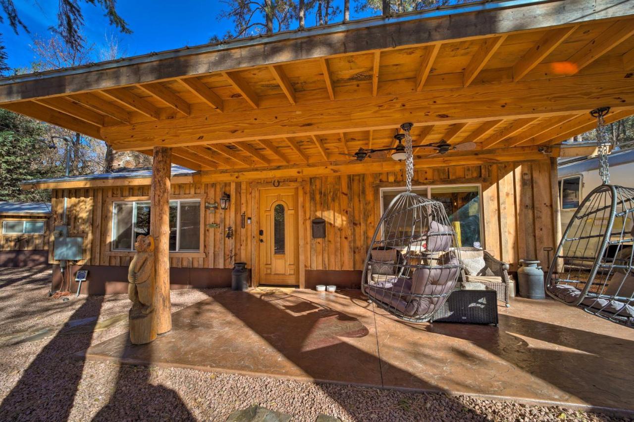 Cozy Cabin Retreat With Patio And Fenced Yard Payson Esterno foto