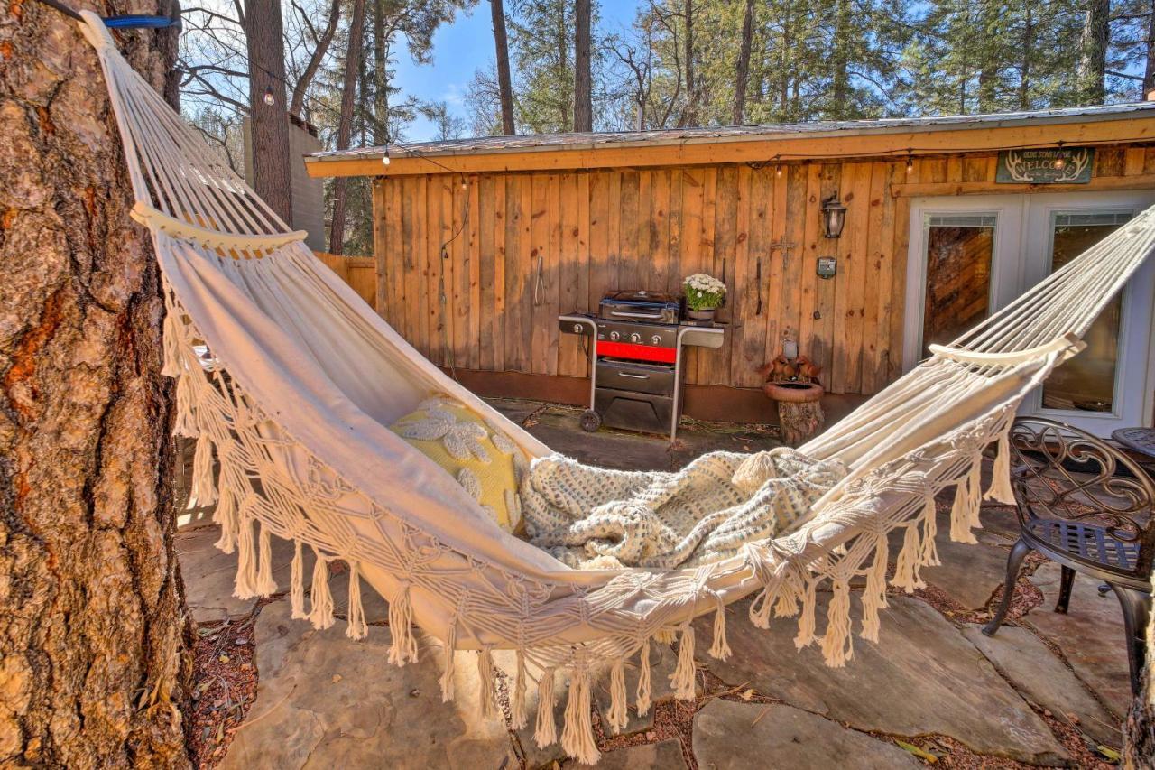 Cozy Cabin Retreat With Patio And Fenced Yard Payson Esterno foto