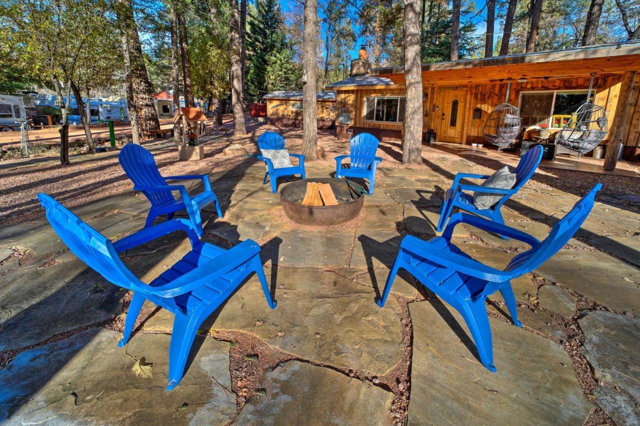 Cozy Cabin Retreat With Patio And Fenced Yard Payson Esterno foto