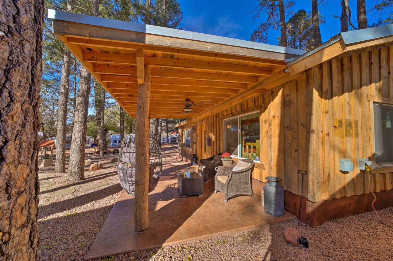 Cozy Cabin Retreat With Patio And Fenced Yard Payson Esterno foto